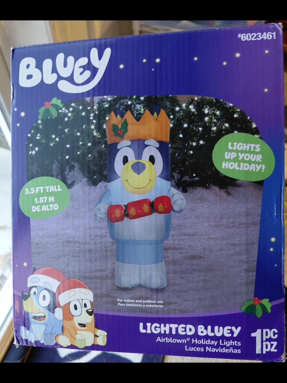 Bluey Airblown Holiday Lights Inflatable BRAND NEW